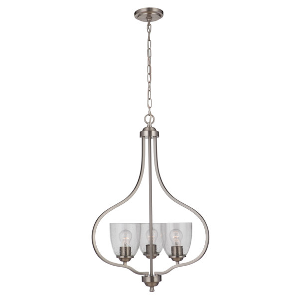 Longshore Tides Yazzie 3 - Light Dimmable Geometric Chandelier | Wayfair